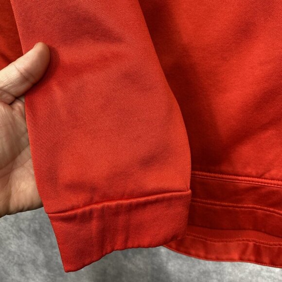 Nike Hoodie Sweatshirt Mens Large Red/Shimmer Swoosh Dri-Fit Casual - Picture 6 of 11